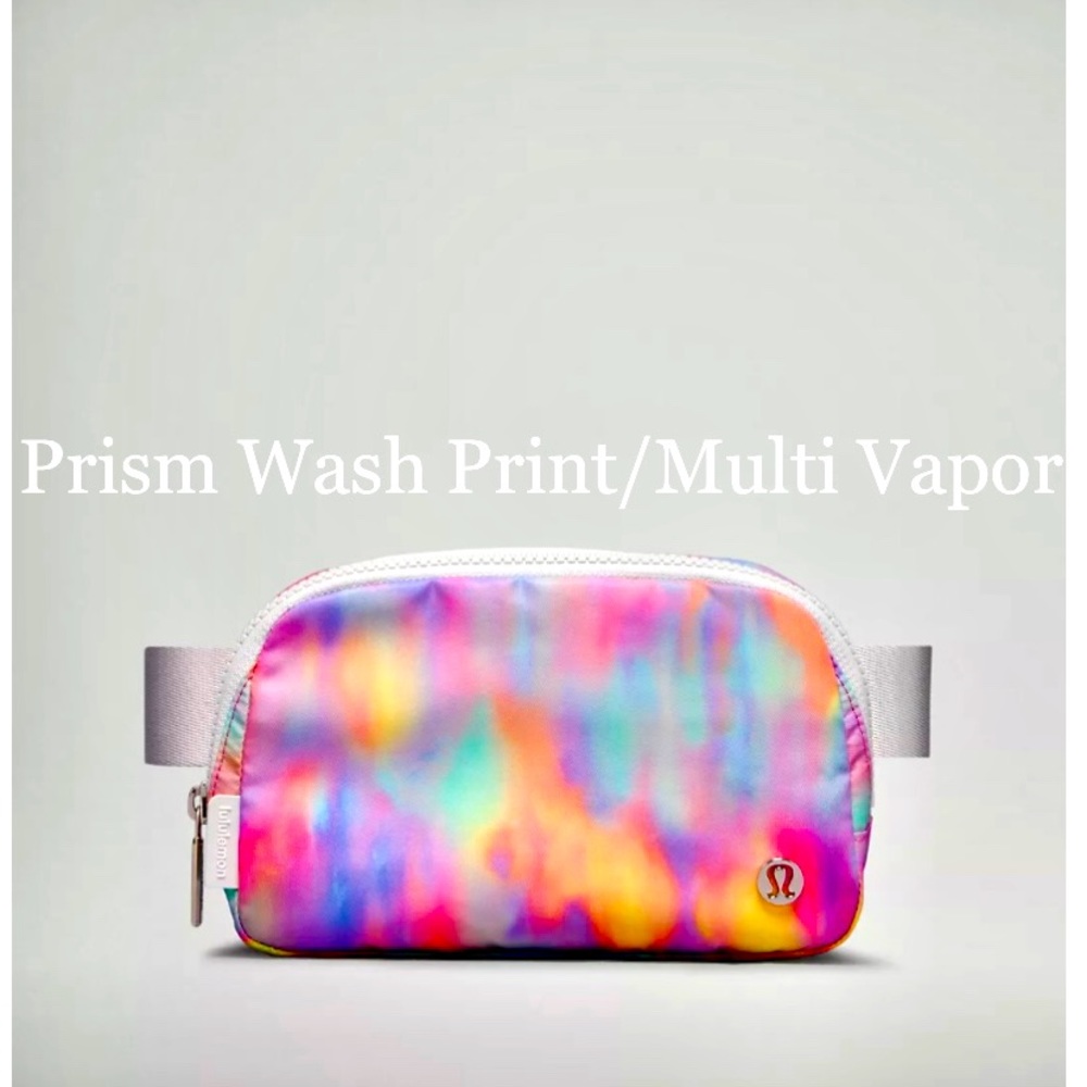 NEW W. TAGS NEVER USED EVERYWHERE BELT BAG EBB PRISM LULULEMON RAINBOW VAPOR